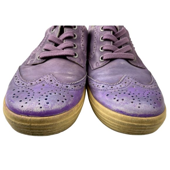 ECCO Women’s Hybrid II Purple Leather Spikeless Golf Shoes Size EU 37/US 6.5-7 - Picture 4 of 8